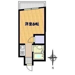 ワンルーム 間取り図