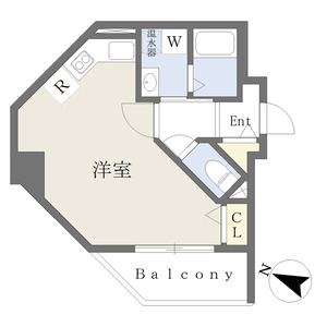 ワンルーム 間取り図