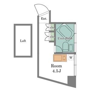 ワンルーム 間取り図