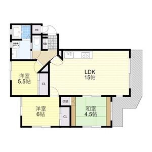 4LDK 間取り図