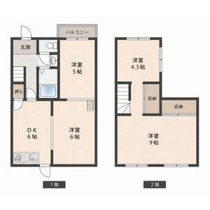4DK 間取り図