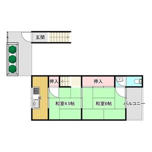 2K 間取り図