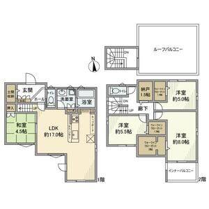 4LDK 間取り図