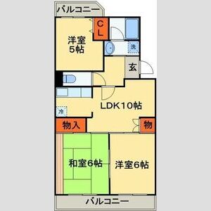 3LDK 間取り図