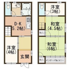 4DK 間取り図