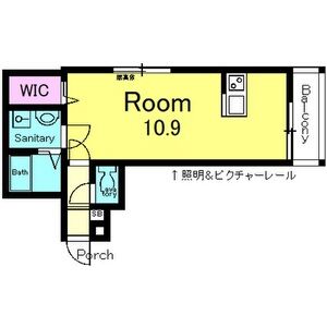 ワンルーム 間取り図