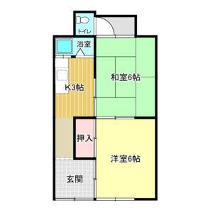 2K 間取り図