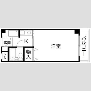 ワンルーム 間取り図