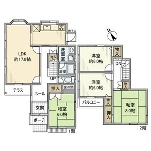 4LDK 間取り図
