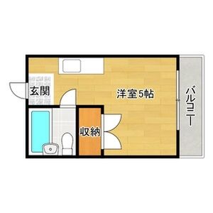 ワンルーム 間取り図