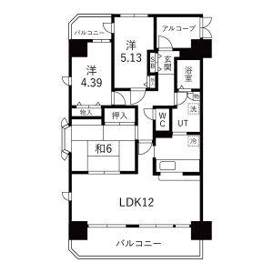 3LDK 間取り図