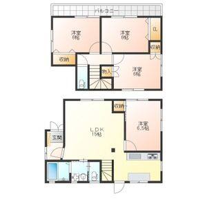 4LDK 間取り図