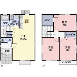 3LDK 間取り図