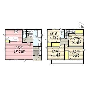 4LDK 間取り図