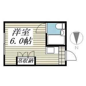 ワンルーム 間取り図