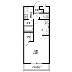 ワンルーム 間取り図