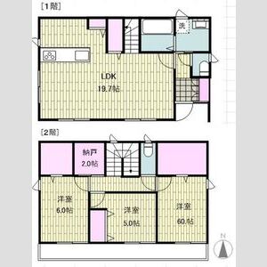 3LDK 間取り図