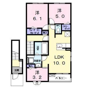 3LDK 間取り図