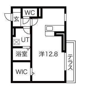 ワンルーム 間取り図