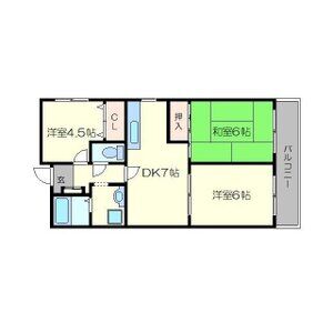 3DK 間取り図