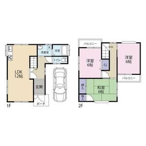 3LDK 間取り図