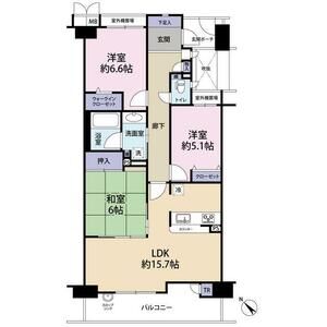 3LDK 間取り図