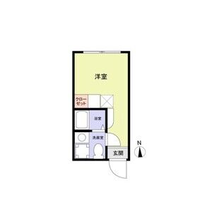ワンルーム 間取り図
