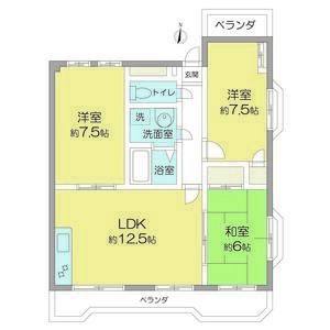 3LDK 間取り図