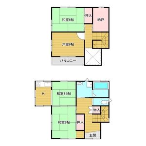 4DK 間取り図