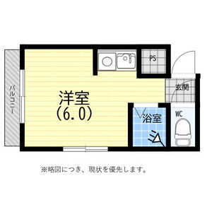 ワンルーム 間取り図
