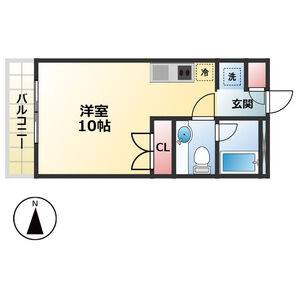 ワンルーム 間取り図