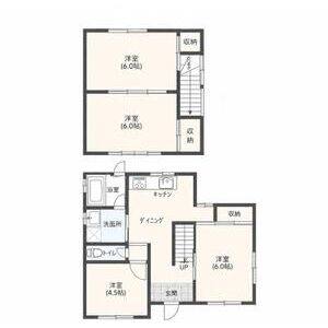 4DK 間取り図