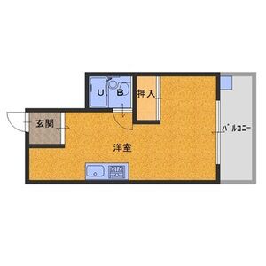 ワンルーム 間取り図