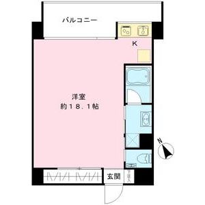 ワンルーム 間取り図