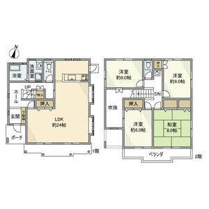 4LDK 間取り図