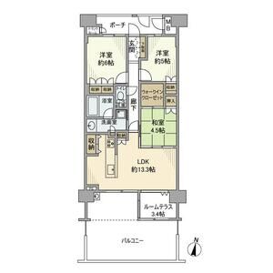 3LDK 間取り図