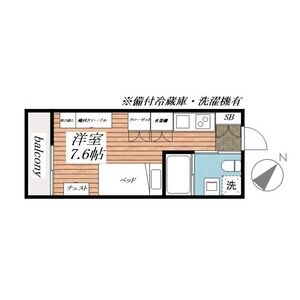 ワンルーム 間取り図