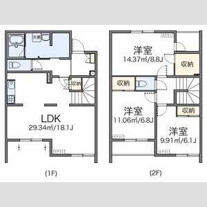 3LDK 間取り図
