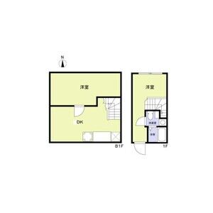 2DK 間取り図
