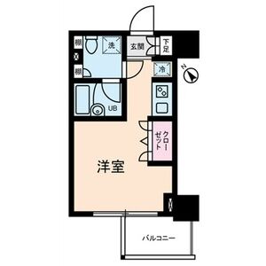 ワンルーム 間取り図