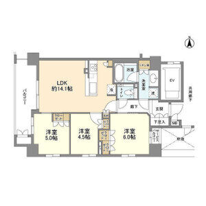 3LDK 間取り図