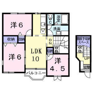 3LDK 間取り図