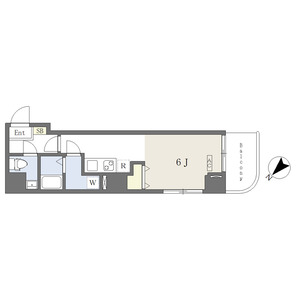 ワンルーム 間取り図