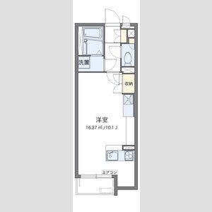 ワンルーム 間取り図