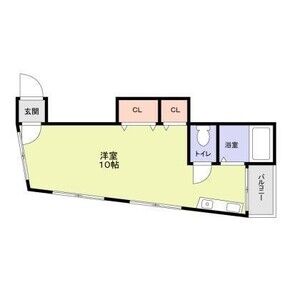 ワンルーム 間取り図