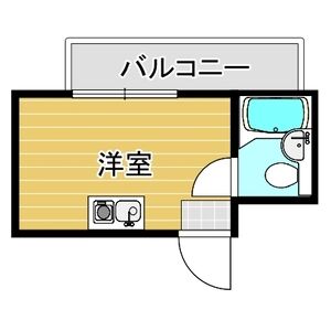 ワンルーム 間取り図