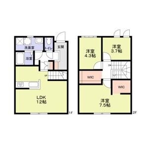3LDK 間取り図