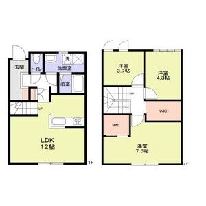 3LDK 間取り図