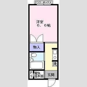 ワンルーム 間取り図
