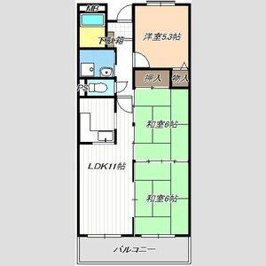 3LDK 間取り図
